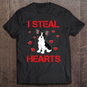 I Steal Hearts Boston Terrier Dog Valentine's Day